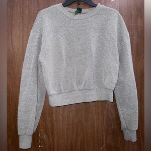 Wild Fable Heather Gray Crew Neck Sweater
